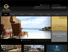 Tablet Screenshot of lasolasresortspa.com